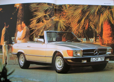 Mercedes-Benz 280 SL - 500 SL Modelprogram 1982 Carbrochure (4475)
